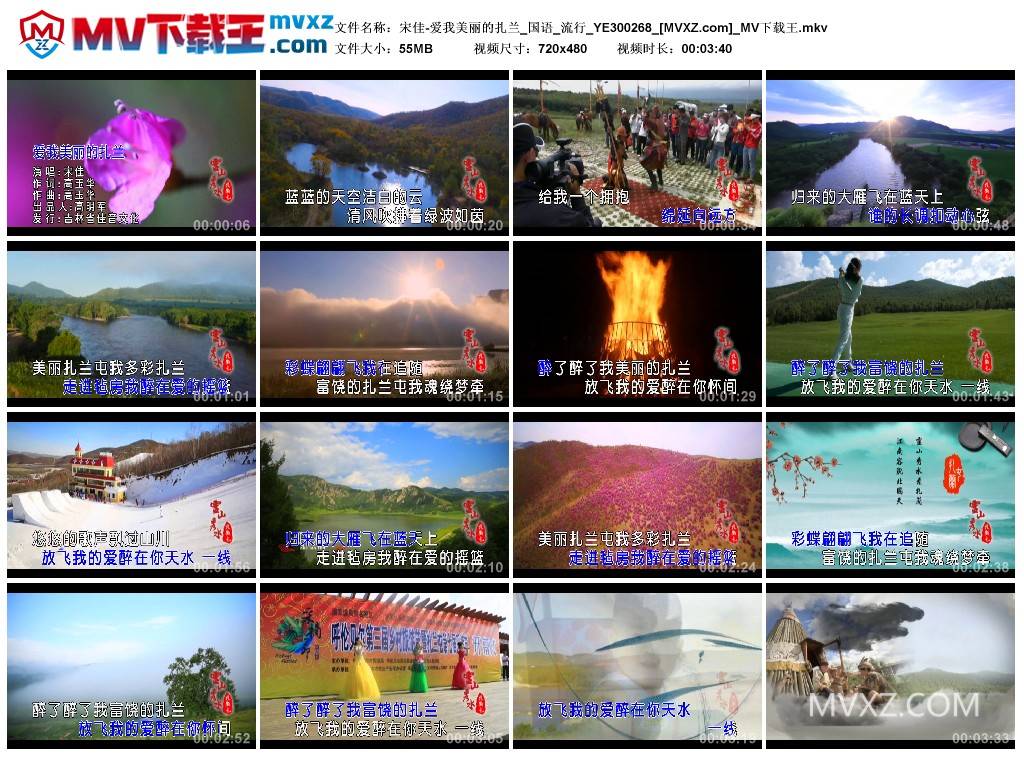 宋佳-爱我美丽的扎兰_国语_流行_YE300268